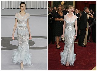 The Oscars Gowns Runway vs. Red Carpet